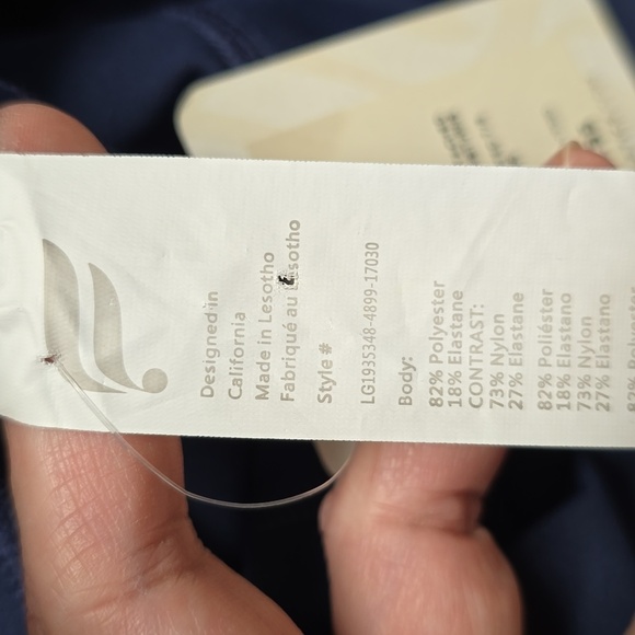 {Fabletics} Oasis PureLuxe High-Waisted Leggings - Abyss - Picture 15 of 15